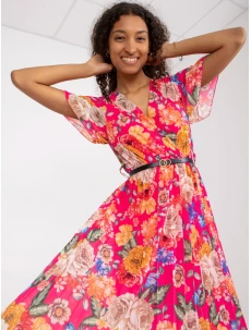 Šaty DHJ SK 13162.92 tmavě růžová