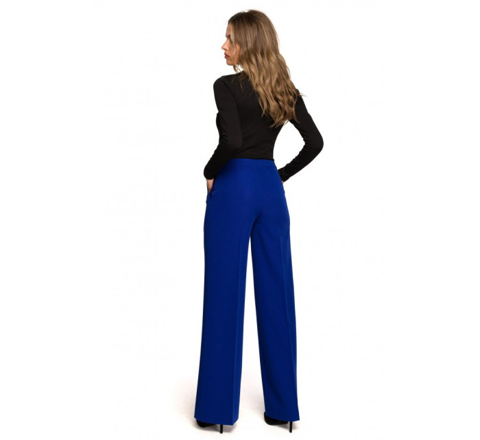 model 17678006 Široké kalhoty královská modř - STYLOVE
