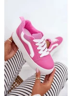 Dámské tenisky na platformě – fuchsiové Tellnira Dámské tenisky na platformě – fuchsiové Tellnira