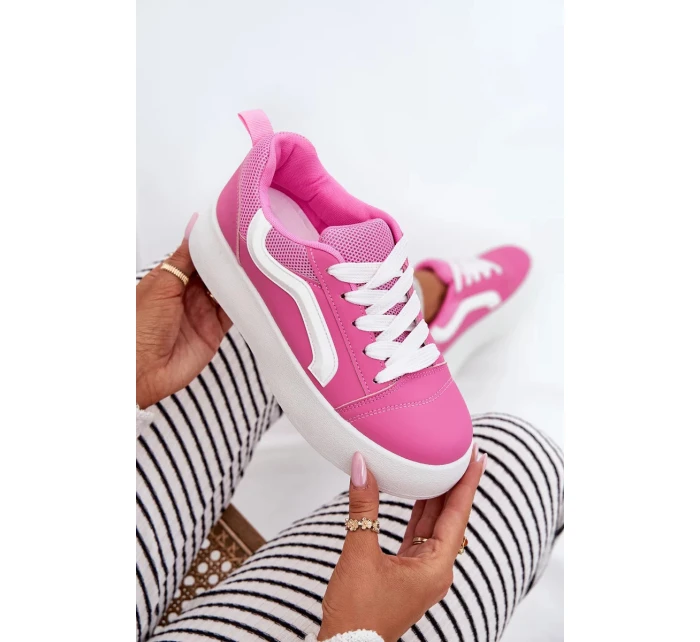 Dámské tenisky na platformě – fuchsiové Tellnira Dámské tenisky na platformě – fuchsiové Tellnira