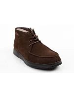 buty męskie skórzane brązowe na model 22556217 - Lee Cooper