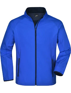 Daiber JN 1130 Pánská 2-vrstvá promo softshellová bunda 02.1130 nautic blue/navy
