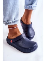 Dámské světlé pantofle Big Star model 21593810 námořnická modrá - Big Star Shoes Dámské světlé pantofle Big Star model 21593810 námořnická modrá - Big Star Shoes