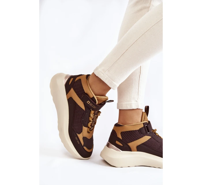 Dámská sportovní obuv Memory Foam System Big Star KK274404 Hněde