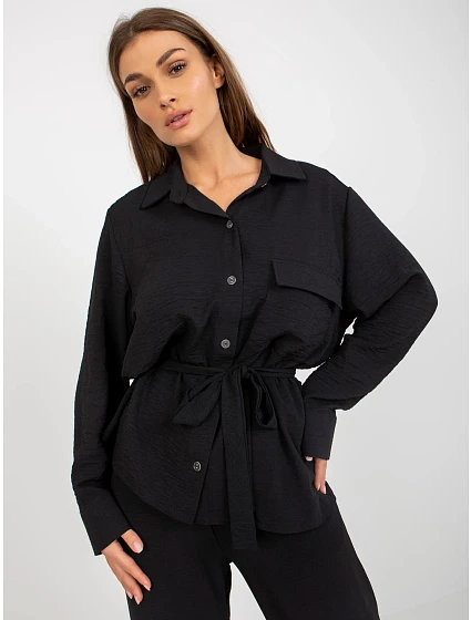 Koszula LK KS model 18502775 czarny - FPrice Koszula LK KS model 18502775 czarny - FPrice