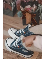 Dětské vysoké tenisky Big Star - tmavě modrá Dětské vysoké tenisky Big Star - tmavě modrá