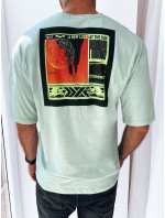 Pánské tričko s mátovým potiskem Dstreet RX5305