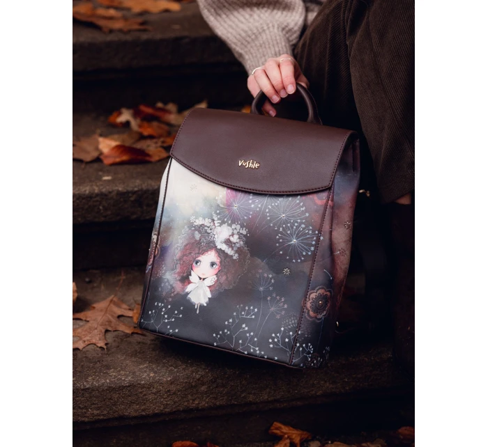 Dámský batoh Vushie Rosalie Rounded Flap Backpack Dámský batoh Vushie Rosalie Rounded Flap Backpack