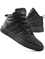 Pánské sportovní kotníkové boty Hoops 3.0 Mid Wtr GW6421 Černá - Adidas