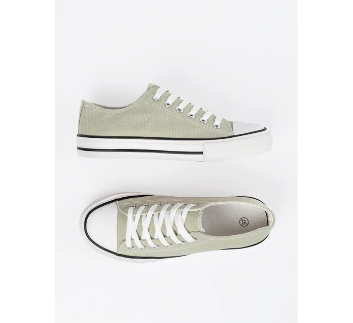 Originální tenisky zelené dámské bez podpatku Originální tenisky zelené dámské bez podpatku