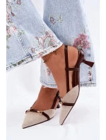 Sandály na podpatku  model 227445 Step in style