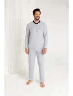 Pánské dlouhé froté pyžamo model 21422794 MXL - Regina