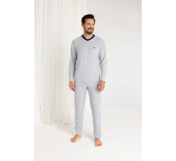 Pánské dlouhé froté pyžamo model 21422794 MXL - Regina