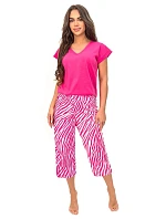 Pyžamo Donna Zebra v plné délce S-2XL