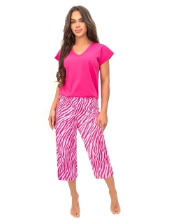 Pyžamo Donna Zebra v plné délce S-2XL