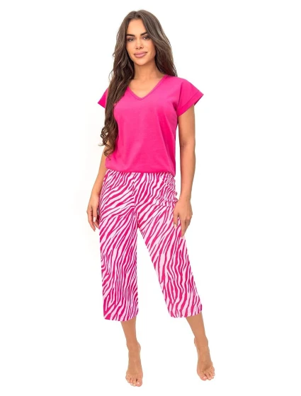Pyžamo Donna Zebra v plné délce S-2XL