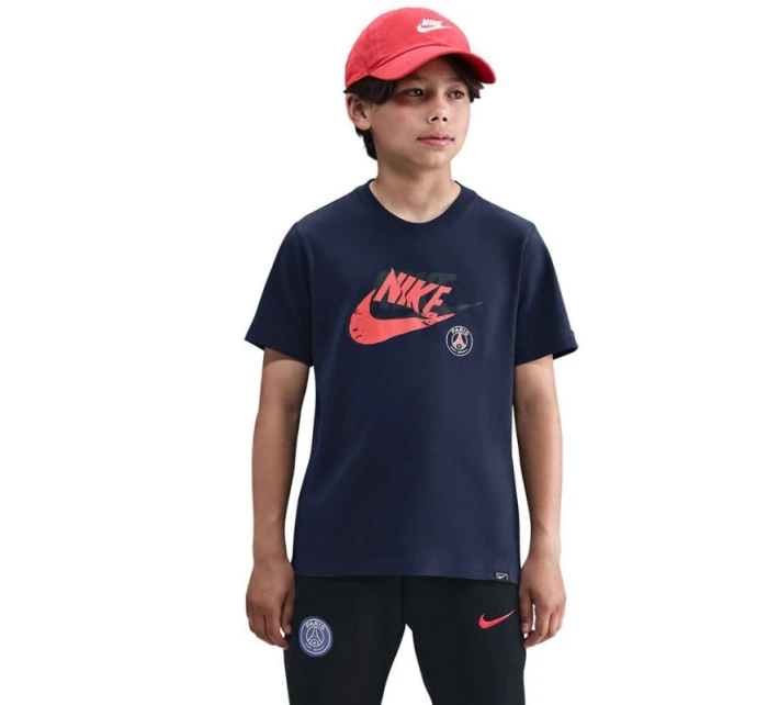 Nike PSG Crest Tee Junior HV4987-410 tričko Nike PSG Crest Tee Junior HV4987-410 tričko