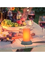 LED svíčka s efektem plamene 7,5x9,5 cm LED svíčka s efektem plamene 7,5x9,5 cm