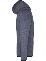 JN Pánská pletená fleecová bunda s kapucí 02.0 denim melange/black model 22487251 - Daiber JN Pánská pletená fleecová bunda s kapucí 02.0 denim melange/black model 22487251 - Daiber
