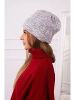 Fleecová čepice Edyta K298 šedá Fleecová čepice Edyta K298 šedá