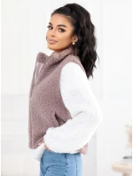 Kamizelka CS KZ model 21937087 ciemny bezowy - FPrice Kamizelka CS KZ model 21937087 ciemny bezowy - FPrice