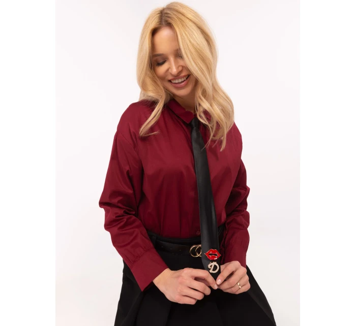 Koszula DHJ KS  bordowy model 20752491 - FPrice