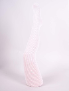 Dívčí neprůhledné punčocháče z mikrovlákna 40 Den se vzorem model 17210071 White - Yoclub