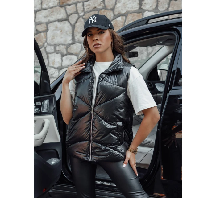 Dámská prošívaná vesta černá Dstreet model 21979872 - FashionStreet