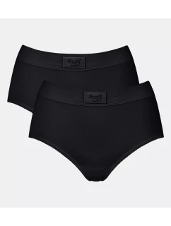 sloggi Double Comfort Maxi 2P - BLACK - SLOGGI BLACK - SLOGGI