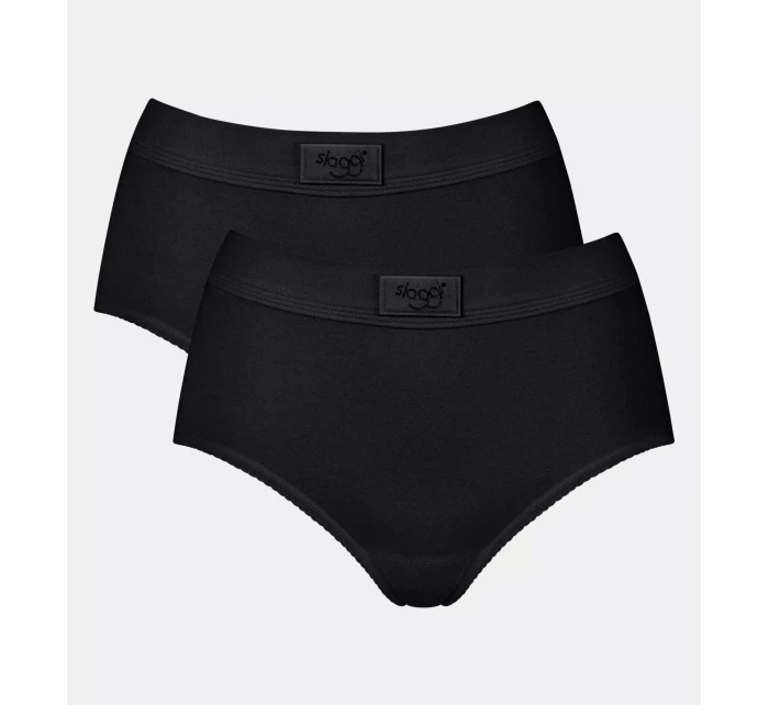 sloggi Double Comfort Maxi 2P - BLACK - SLOGGI BLACK - SLOGGI