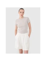 Dámské tričko z žebrovaného úpletu model 21719632 - 4F