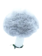 Dekorativní přívěsek hřib 8x12CM šedý