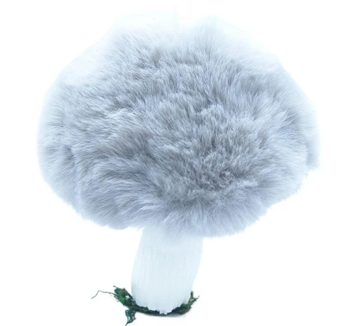 Dekorativní přívěsek hřib 8x12CM šedý