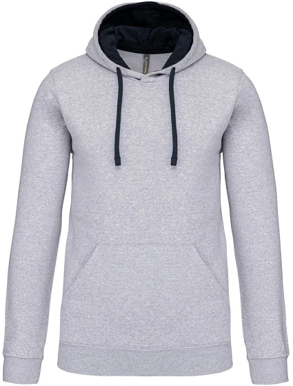 Kariban K 446 Kontrastní mikina s kapucí 20.K446 oxford grey/navy Kariban K 446 Kontrastní mikina s kapucí 20.K446 oxford grey/navy