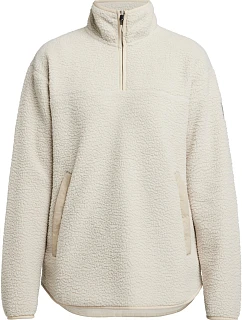 Half Zip W Dámská fleecová mikina s 1/4 zipem sand model 22470903 - Tenson