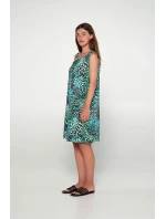 Šaty bez rukávů s potiskem model 19696757 - Vamp Šaty bez rukávů s potiskem model 19696757 - Vamp