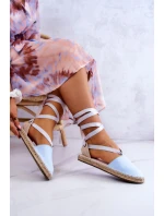 Dámské vázané espadrilky Big Star model 21577568 Modré - Big Star Shoes Dámské vázané espadrilky Big Star model 21577568 Modré - Big Star Shoes