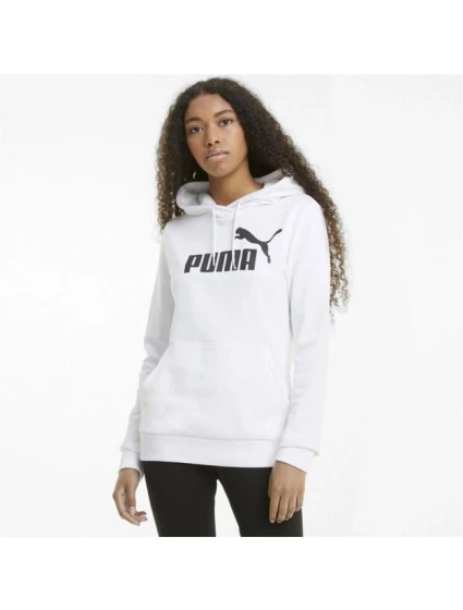 Dámská mikina Ess Logo W 586791 02 Bílá s potiskem - Puma