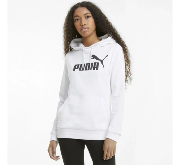 Dámská mikina Ess Logo W 586791 02 Bílá s potiskem - Puma