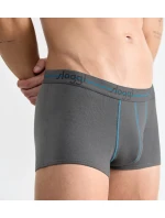 Pánské boxerky Start Hipster C2P box - BROWN - LIGHT COMBINATION - šedá- černá M003 - SLOGGI Pánské boxerky Start Hipster C2P box - BROWN - LIGHT COMBINATION - šedá- černá M003 - SLOGGI