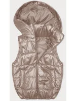 Světle béžová péřová vesta s odepínací kapucí model 21320864 - S'WEST