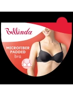 Dámská vyztužená podprsenka MICROFIBRE PADDED BRA - BELLINDA - černá