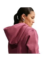 Dámská mikina Nike Studio Fleece Medium Weight, růžová, IM8100 654