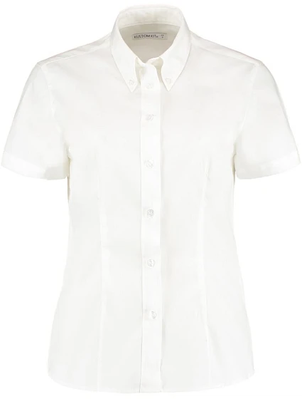 Kustom Kit KK 701 (26-28) Halenka Oxford s krátkým rukávem 43.701X white Kustom Kit KK 701 (26-28) Halenka Oxford s krátkým rukávem 43.701X white