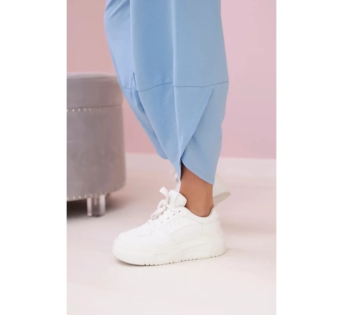 Bavlněná mikina kalhoty set modrý Bavlněná mikina kalhoty set modrý