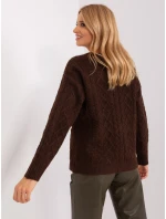 Jumper AT SW 2358.31 tmavě hnědá