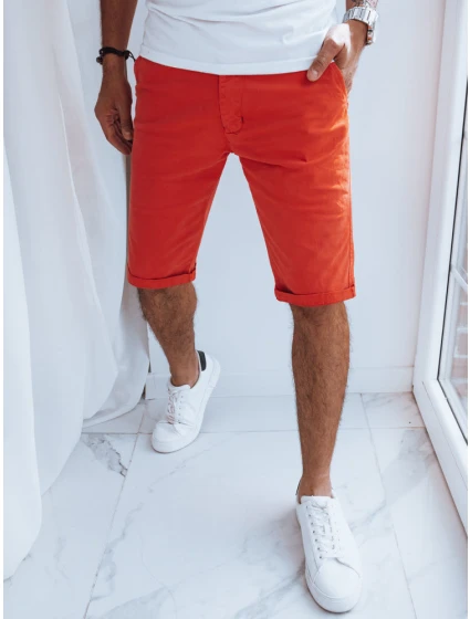 Pánské krátké šortky chinos červené Dstreet model 21969704 - FashionStreet