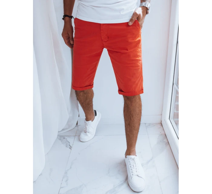 Pánské krátké šortky chinos červené Dstreet model 21969704 - FashionStreet