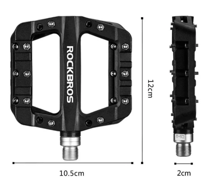 Pedály Rockbros na platformě pro jízdní kola černé