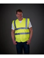 Yoko HVW 100 Hi-Vis bezpečnostní vesta 79.W100 lime Yoko HVW 100 Hi-Vis bezpečnostní vesta 79.W100 lime